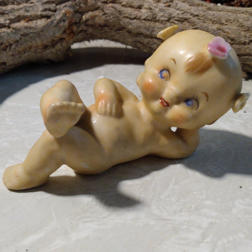 Antique Vintage Ceramic Porcelain Kewpie Doll Figurine Japan
